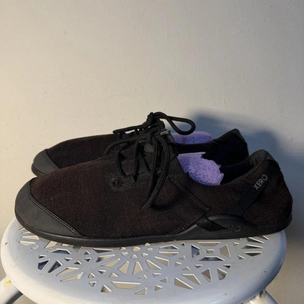 XERO Black Hana Barefoot Minimalist Shoes Men's Size 10